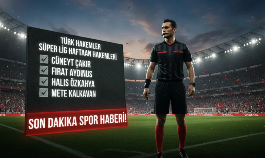Süper Lig’de 7. Hafta İçin Yeni Hakemlik Düzeni 2026: Analiz